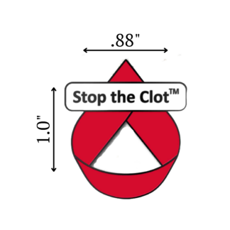 Stop the Clot® Lapel Pin