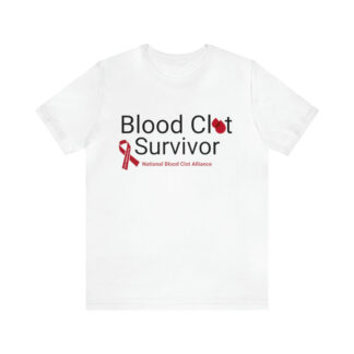 Blood Clot Survivor Unisex Short Sleeve Tee
