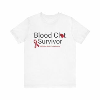 Blood Clot Survivor Unisex Short Sleeve Tee