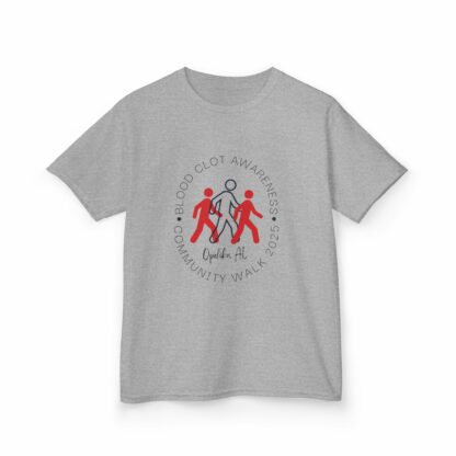 Special Edition: 1st Annual Blood Clot Awareness Community Walk – Opelika T-shirt (Youth) - Image 3