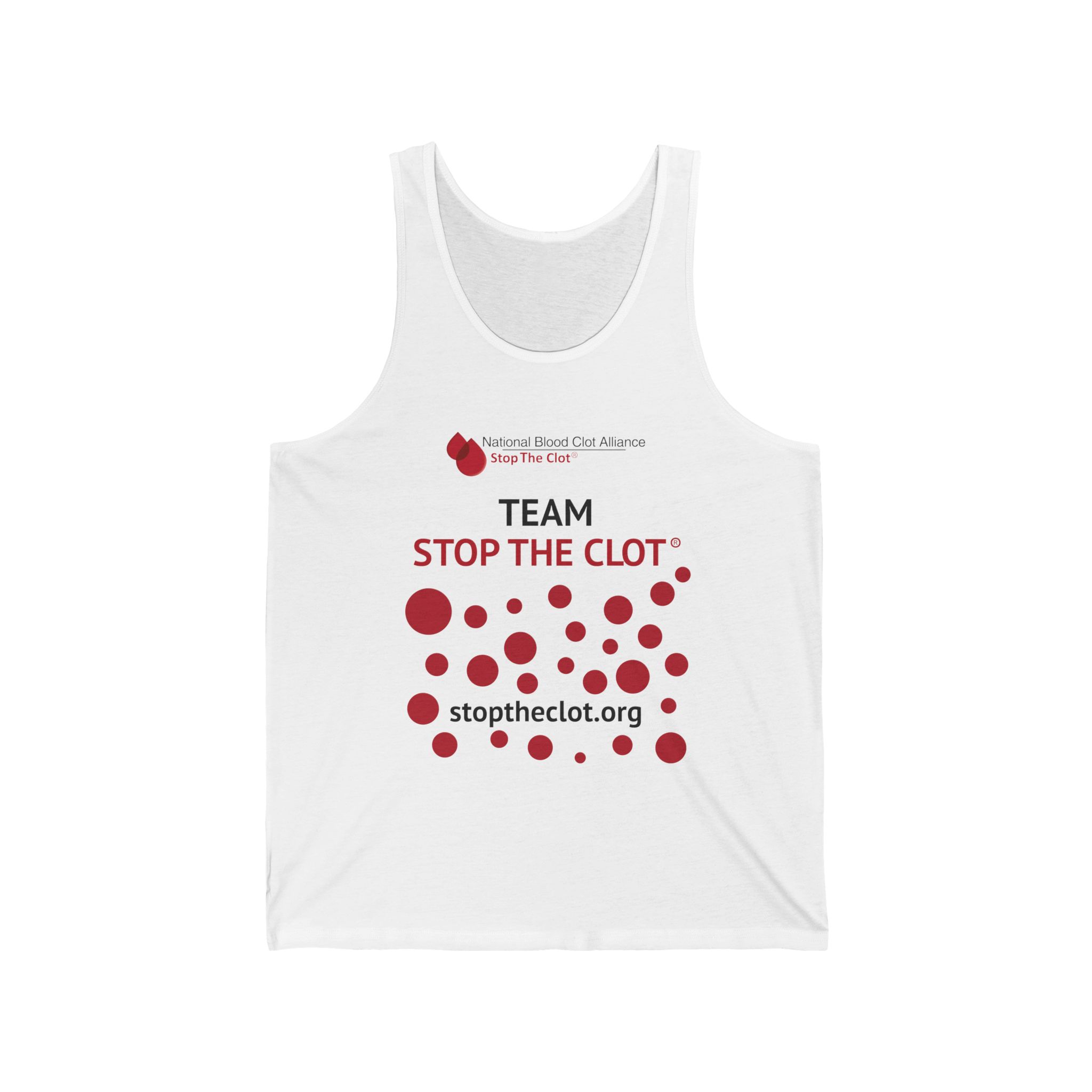 Unisex Team Stop the Clot Jersey Tank