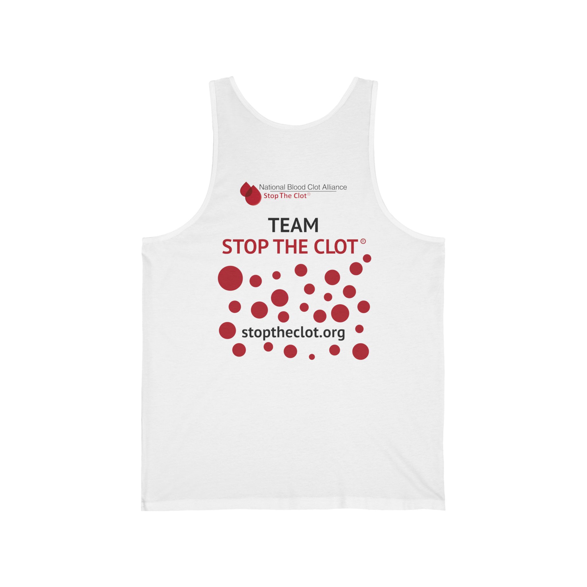 Unisex Team Stop the Clot Jersey Tank - Image 2